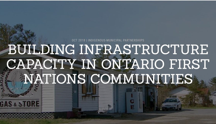Building infrastructure capacity in Ontario First Nations communities
