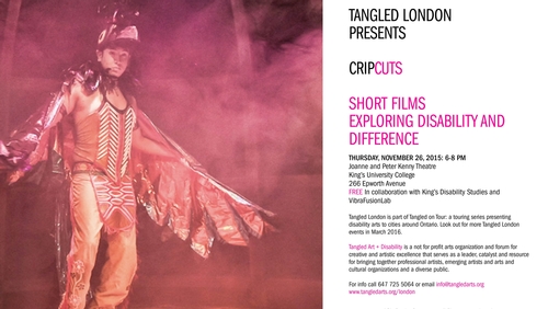 Cripcuts film festival: Tangled Art + Disability in collaboration with King's Disability Studies program