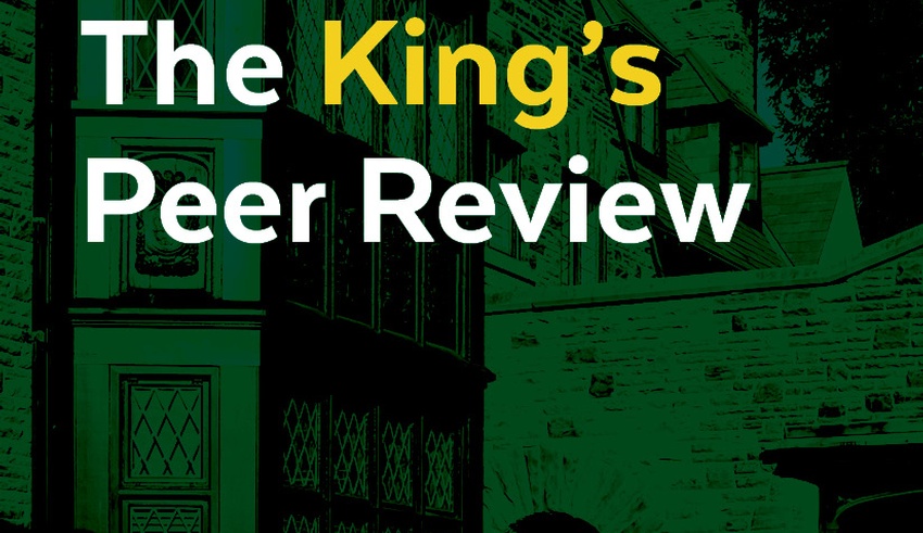 Premier edition of The King's Peer Review highlights faculty publications