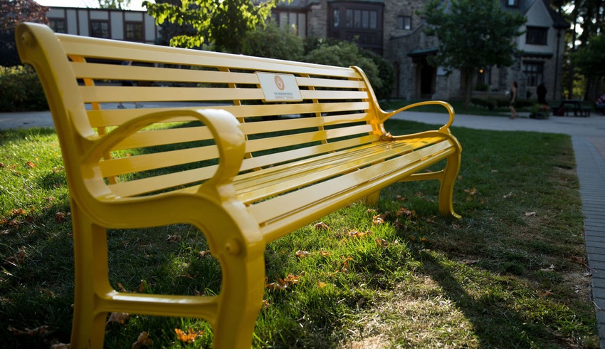 Friendship Bench reminds students they are not alone
