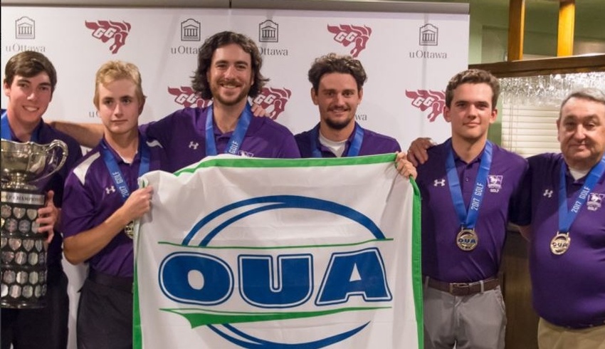 Western Mustangs Win OUA Golf Championship