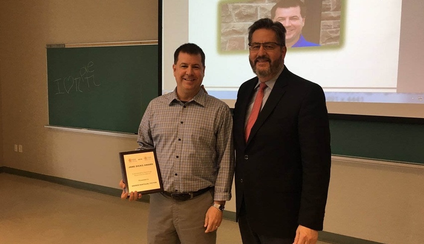 Social Work Professor awarded for his work and research