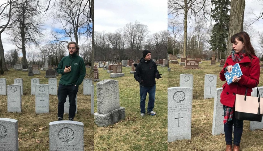 History students explore local cemeteries
