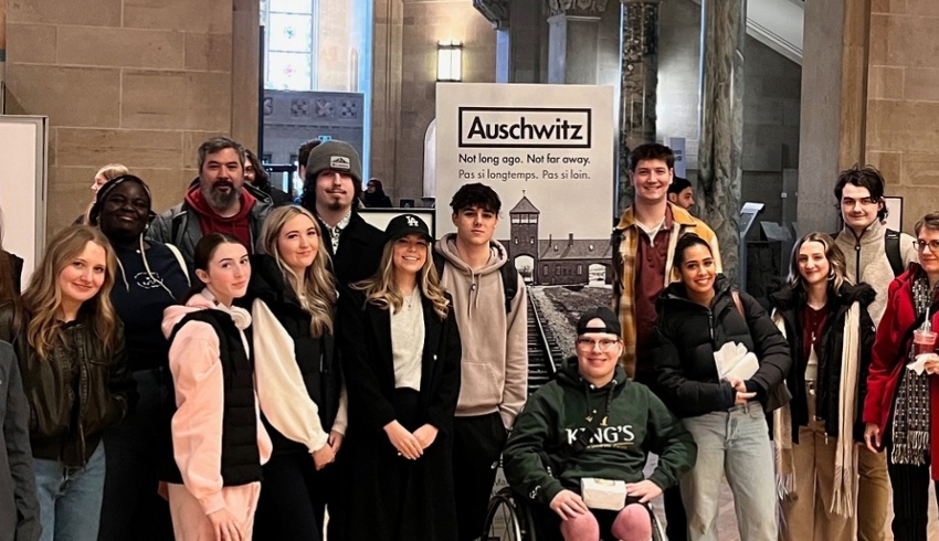 History Comes Alive: King's French Students Visit Auschwitz Exhibit