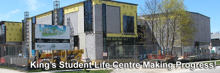 King's Student Life Centre making progress!