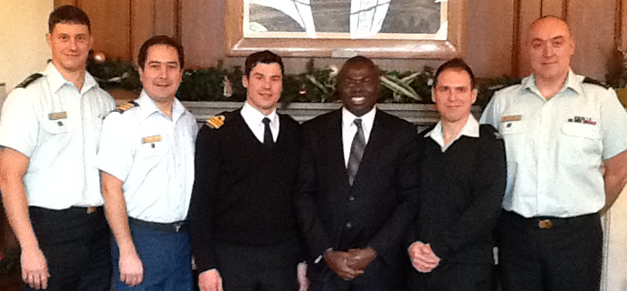 Dr. Thomas Tieku presents lectures at Canadian Forces College