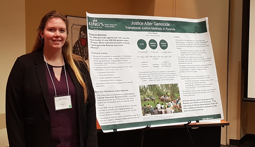 King's student presented at University of Notre Dame