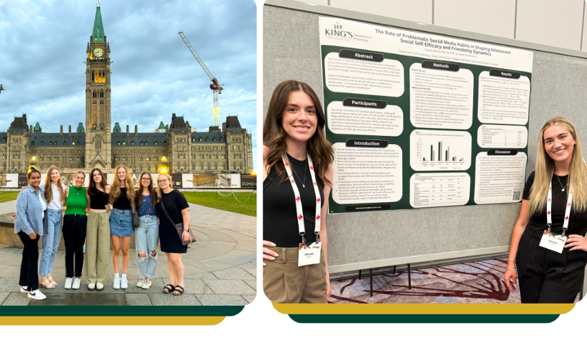 King's students and faculty highlight innovative research at national Psychology convention
