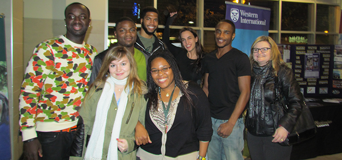 King's International Students Meet London Lightning Players at the City's International Student Welcome Day