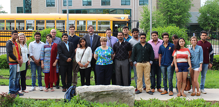 King's welcomes business students from India