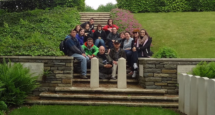 Students retrace steps of Canadian soldiers at this year's Canadian Battlefields Tour