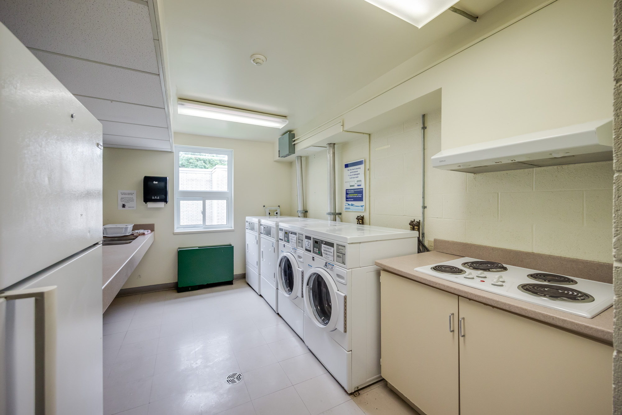 Kitchen and laundry