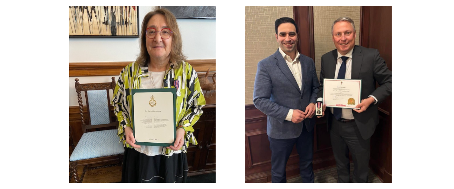 Two members of King's community recognized with King Charles III Coronation Medal