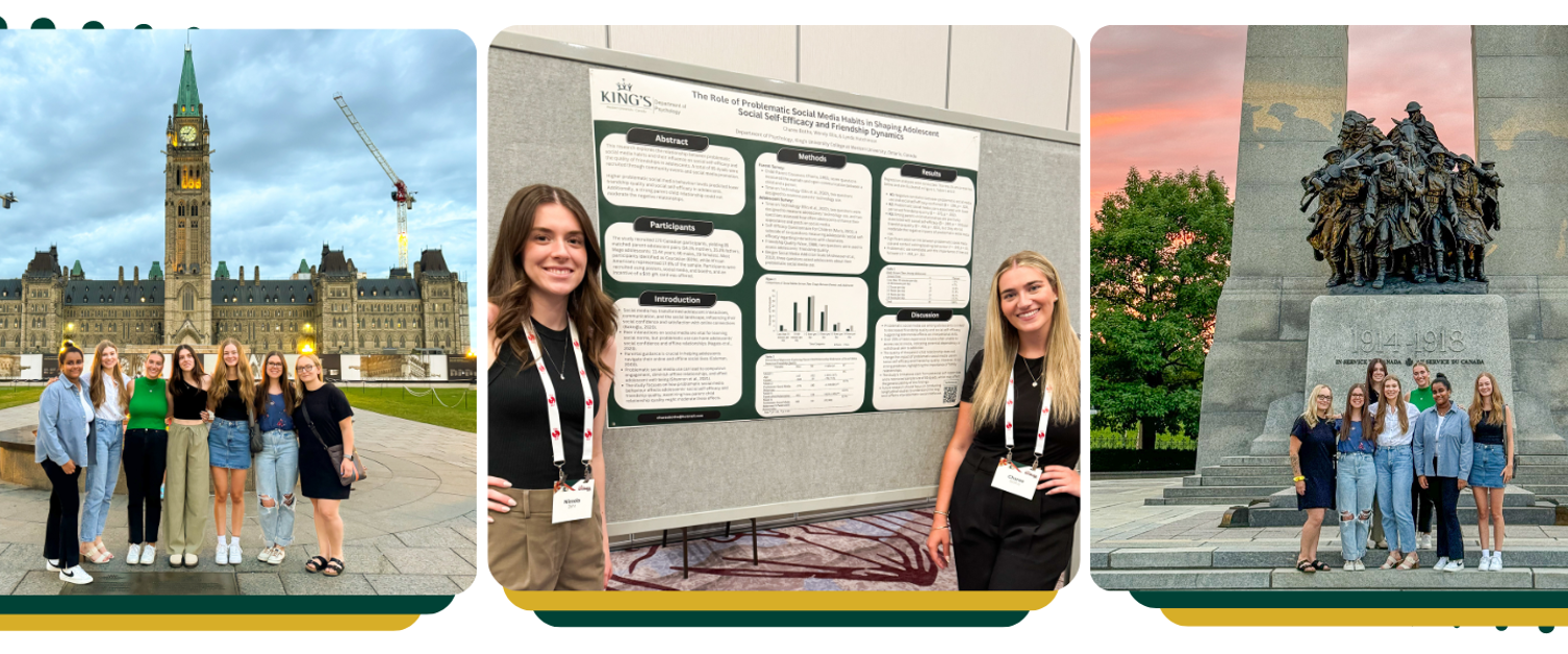 King's students and faculty highlight innovative research at national Psychology convention