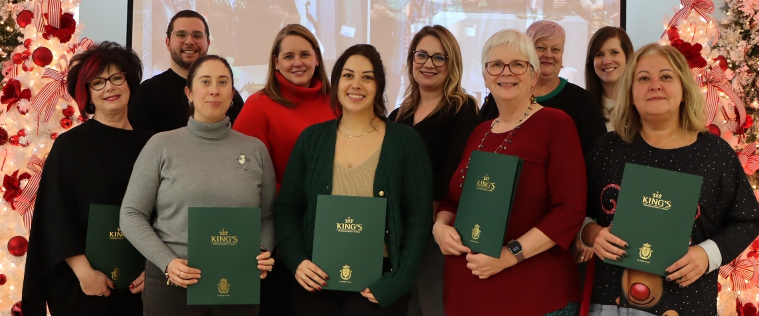 Thank you to King's employees achieving service milestones