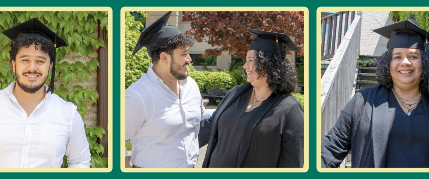 Mother and son graduate together from King's
